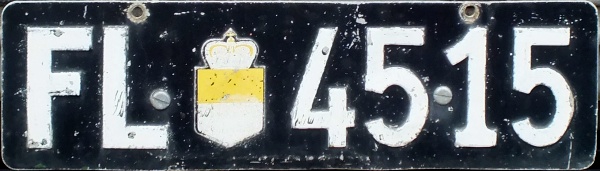 Liechtenstein normal series former style front plate close-up FL 4515.jpg (60 kB)