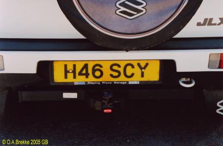 Great Britain former normal series rear plate H46 SCY.jpg (17 kB)