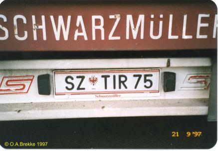 Austria personalised series former style SZ TIR 75.jpg (23 kB)
