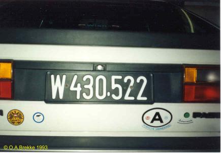 Austria former normal series rear plate W 430.522.jpg (19 kB)