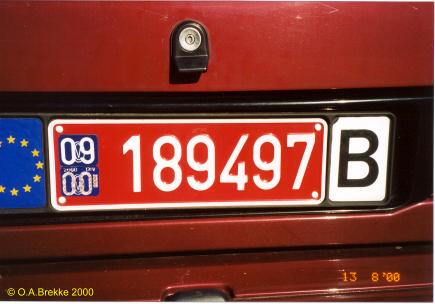 Bruges Belgium Novelty Auto Car Tag License Plate P01