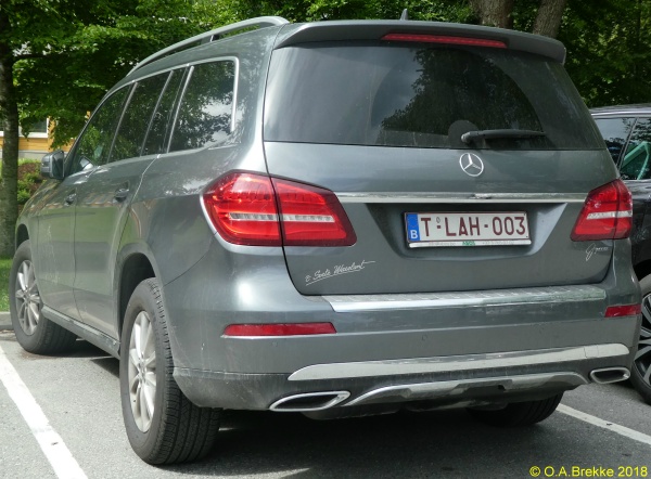 Olav's Belgian license plates - Number plates of