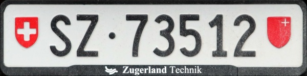 Switzerland normal series rear plate close-up SZ·73512.jpg (54 kB)