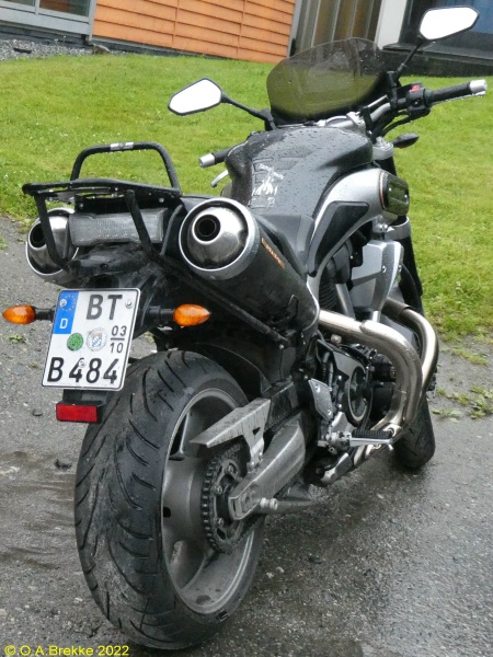 Germany seasonal motorcycle plate BT B 484.jpg (180 kB)