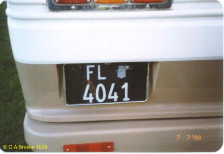 Liechtenstein normal series rear plate FL 4041.jpg (15 kB)