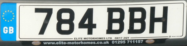 Great Britain former normal series remade as cherished number close-up 784 BBH.jpg (66 kB)