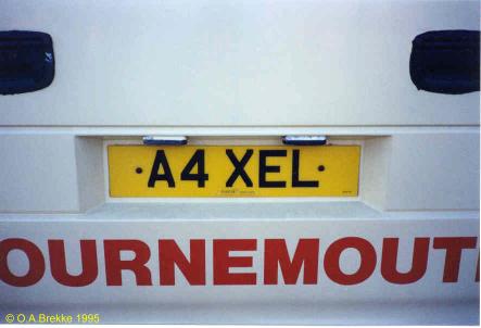 Great Britain former personalised series rear plate A4 XEL.jpg (18 kB)