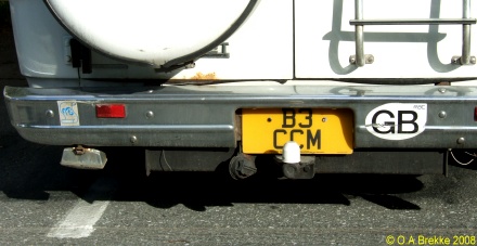 Great Britain former personalised series rear plate American size B3 CCM.jpg (49 kB)