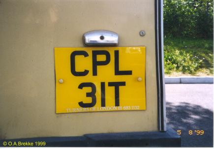 Great Britain former normal series rear plate CPL 31T.jpg (19 kB)