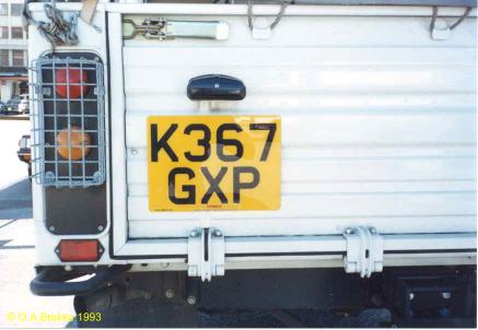 Great Britain former export series rear plate K367 GXP.jpg (23 kB)