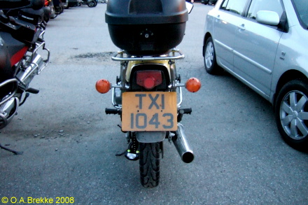 Northern Ireland normal series motorcycle TXI 1043.jpg (79 kB)
