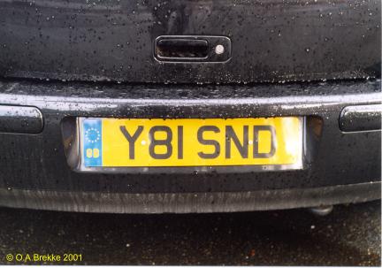 Great Britain former normal series rear plate Y81 SND.jpg (25 kB)