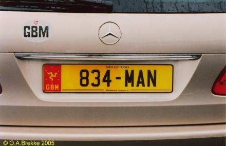 Isle of Man former normal series rear plate reissued 834-MAN.jpg (19 kB)