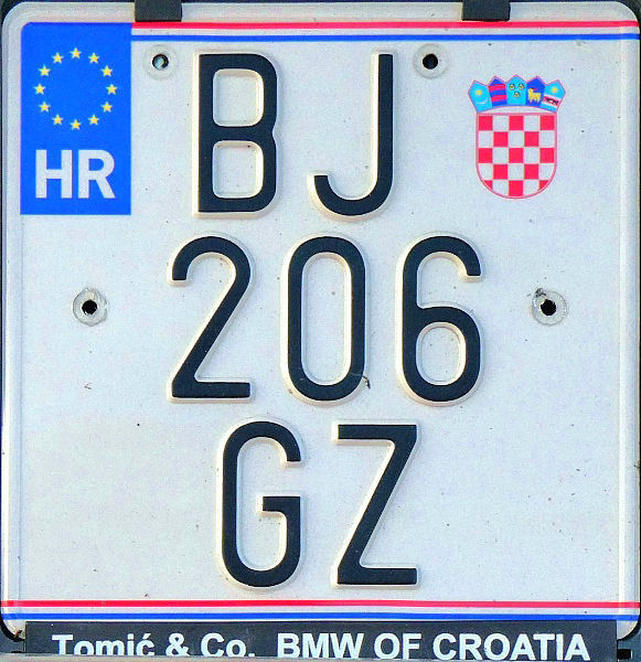 Croatia normal series motorcycle close-up BJ 206 GZ.jpg (132 kB)