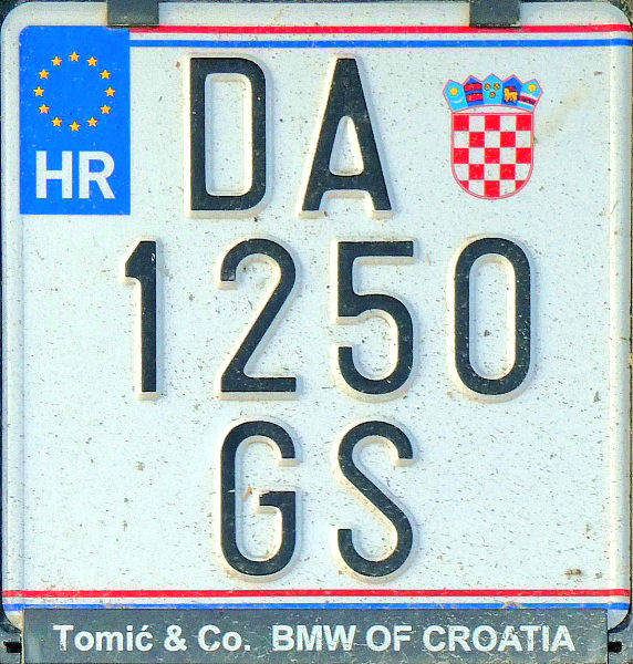 Croatia normal series personalised motorcycle DA 1250 GS.jpg (149 kB)