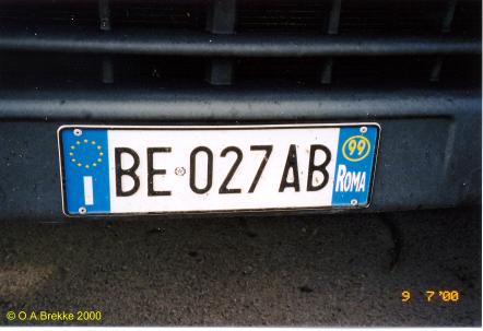 Italy normal series front plate BE 027 AB.jpg (22 kB)