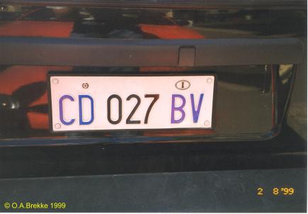 Italy former diplomatic series CD 027 BV.jpg (16 kB)