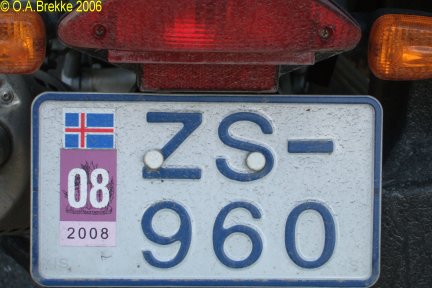Iceland former normal series motorcycle ZS-960.jpg (38 kB)