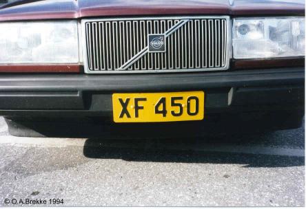 Luxembourg former normal series front plate XF 450.jpg (27 kB)