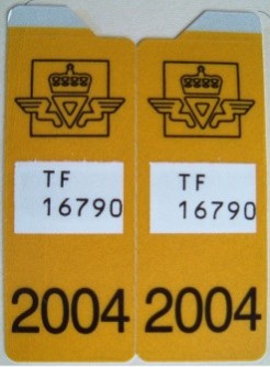 Norwegian validation sticker for 2004 oblat2004.jpg (23 kB)