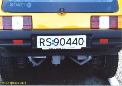 Norway normal series former style error plate RS 90440.jpg (21 kB)