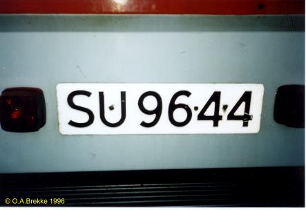 Norway four numeral series former style SU 9644.jpg (17 kB)
