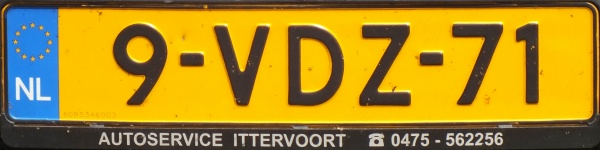Netherlands former light commercial series close-up 9-VDZ-71.jpg (31 kB)