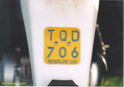 Netherlands moped series 2001 issue TQD 706.jpg (14 kB)