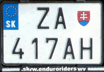 Slovakia former motorcycle series close-up ZA 417 AH.jpg (41 kB)