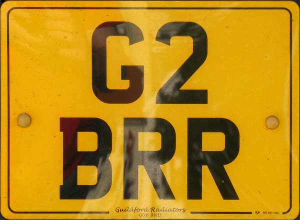 Great Britain former personalised series rear plate G2 BRR.jpg (121 kB)