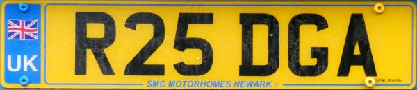 Great Britain former personalised series rear plate R25 DGA.jpg (74 kB)