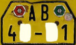 Czechia former tractor series rear plate AB 4N-N1.jpg (9 kB)