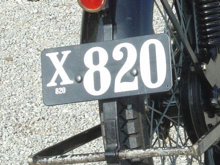 Denmark historically correct number plate X 820.jpg (54 kB)