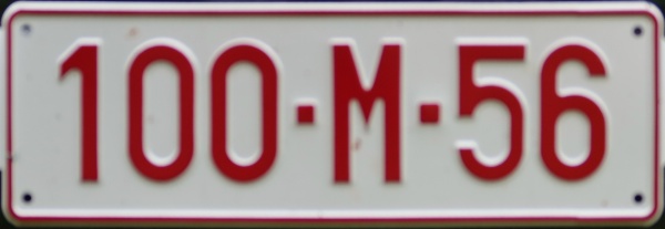 Belgium personalised series front plate 100-M-56.jpg (51 kB)