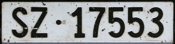Switzerland normal series front plate SZ·17553.jpg (60 kB)