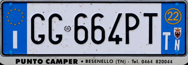 thumbnail image 2 of Italy Flag Country Italian License Plate Frame Tag Botswana 2 of 10