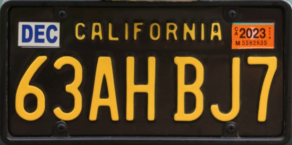 USA California 1960s Legacy personalized 63AH BJ7.jpg (79 kB)