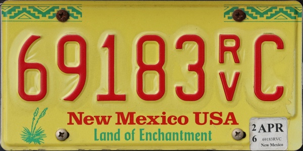 USA New Mexico recreational vehicle series close-up 69183RVC.jpg (100 kB)