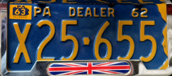 USA Pennsylvania former dealer series YOM plate X25-655.jpg (93 kB)